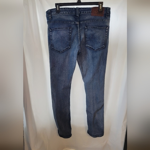 Argonaut Nation distressed jeans 32x32 skinny mens - Picture 3 of 4